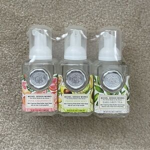 Michel Design Works Mini Hand Soap Set: Pink Grapefruit, Avocado, Earl Grey Tea